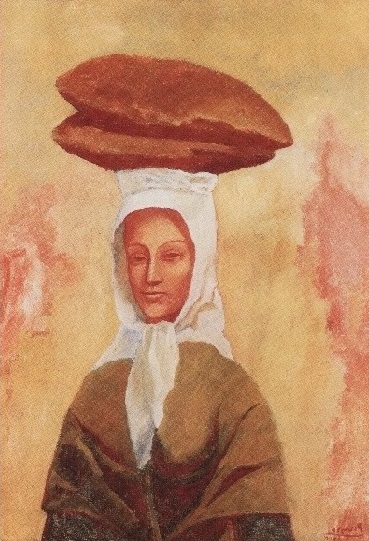 PABLO PICASSO, WOMAN CARRYING LOAVES, 1906
